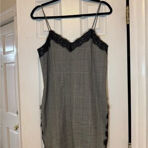 Zara Black and White Mini Dress